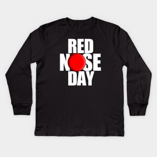 Red Nose Day Kids Long Sleeve T-Shirt